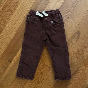 Gap Toddler plum colored jeans